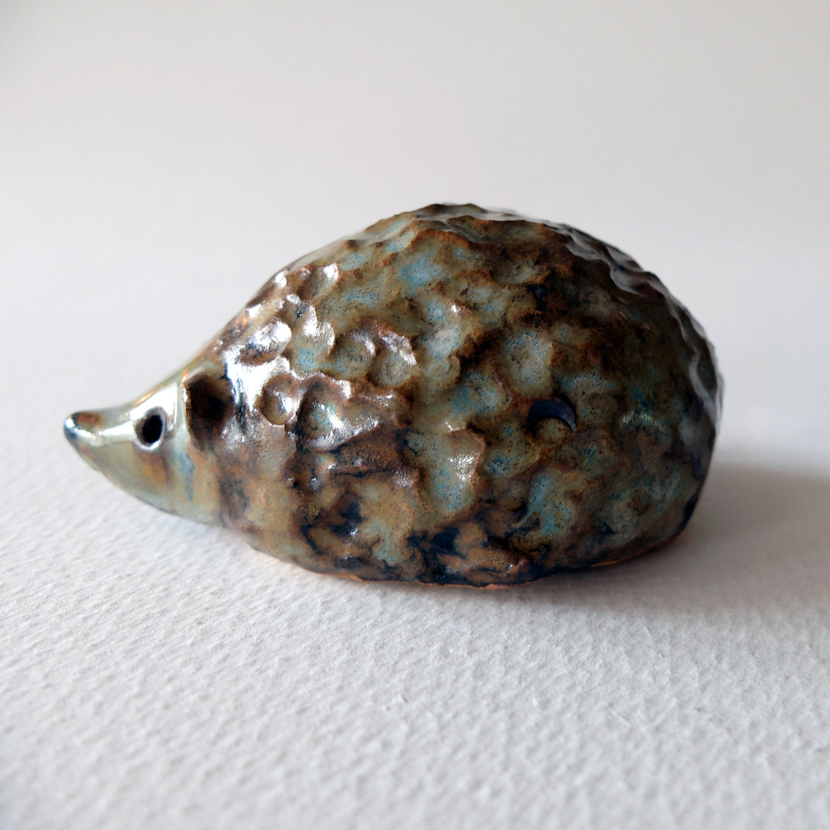 The Petite Knobby Hedgehog (#33) – Handcrafted Ceramic Figurine