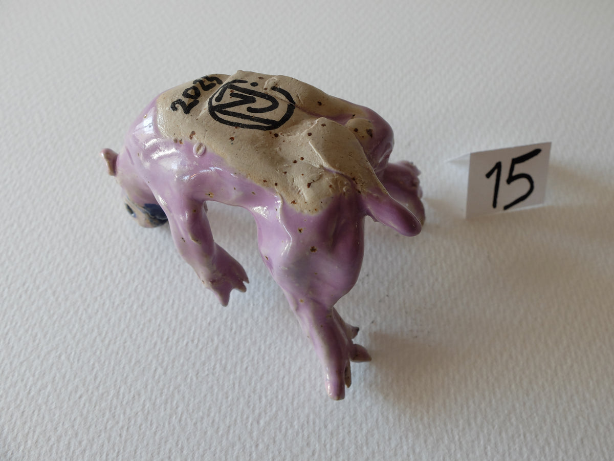 The Playful Creature (#15) – Handcrafted Ceramic Animal Figurine