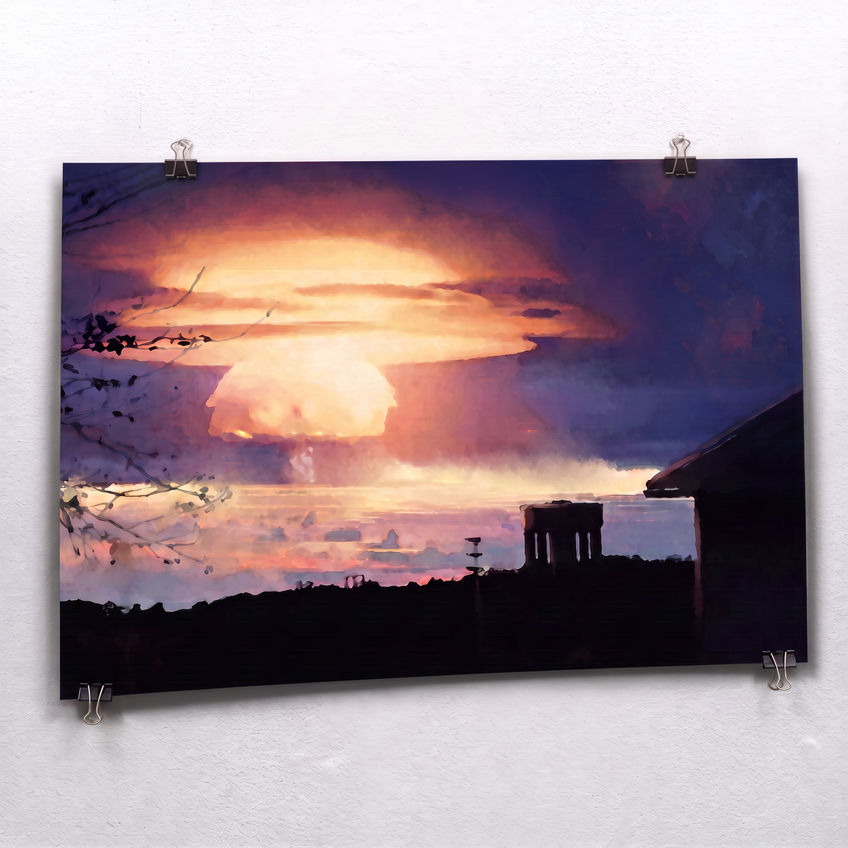 Sätra vattentorn, svampmoln – Fear is the Mind Killer – Fine Art Print