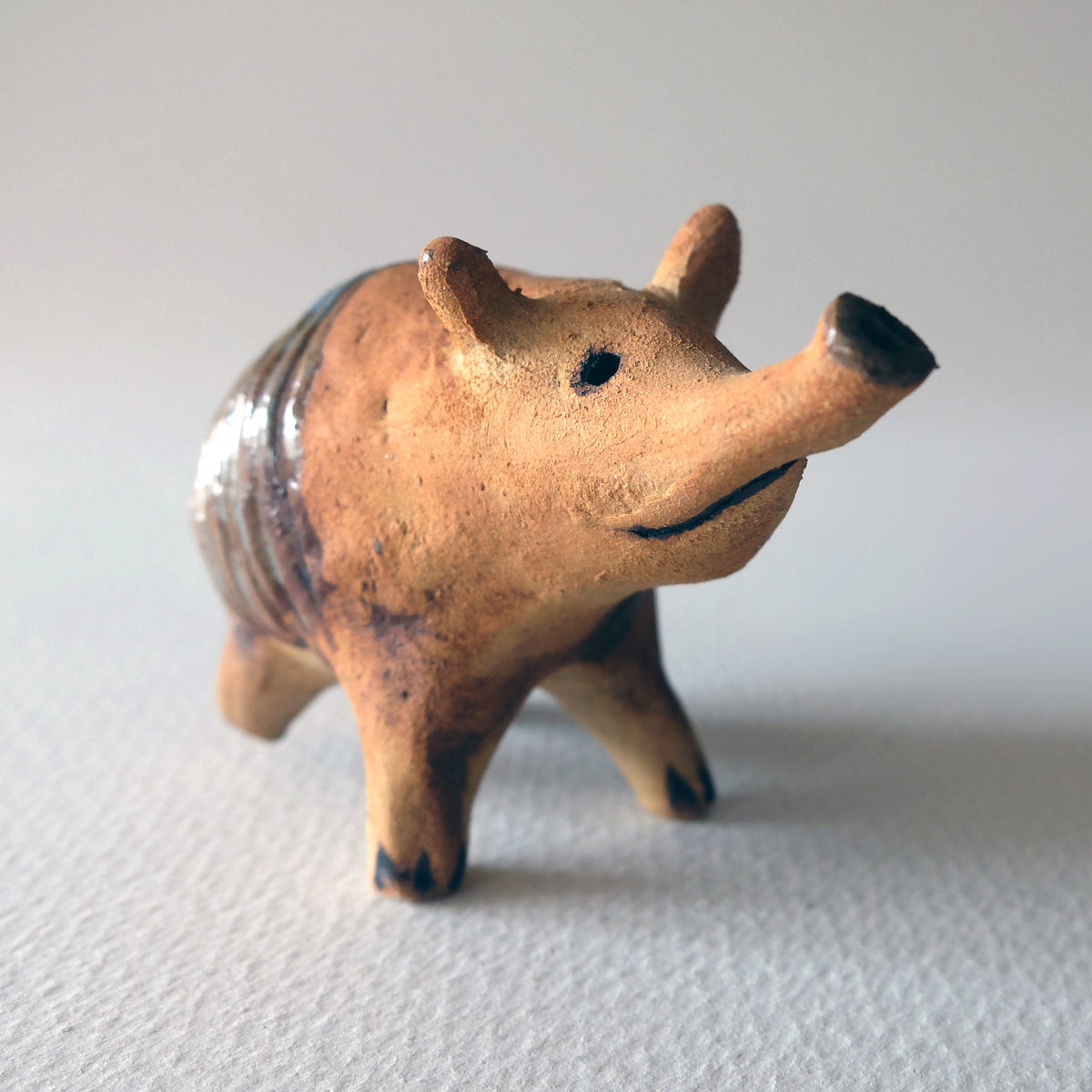 The Armadillo (#39) – Handcrafted Ceramic Figurine