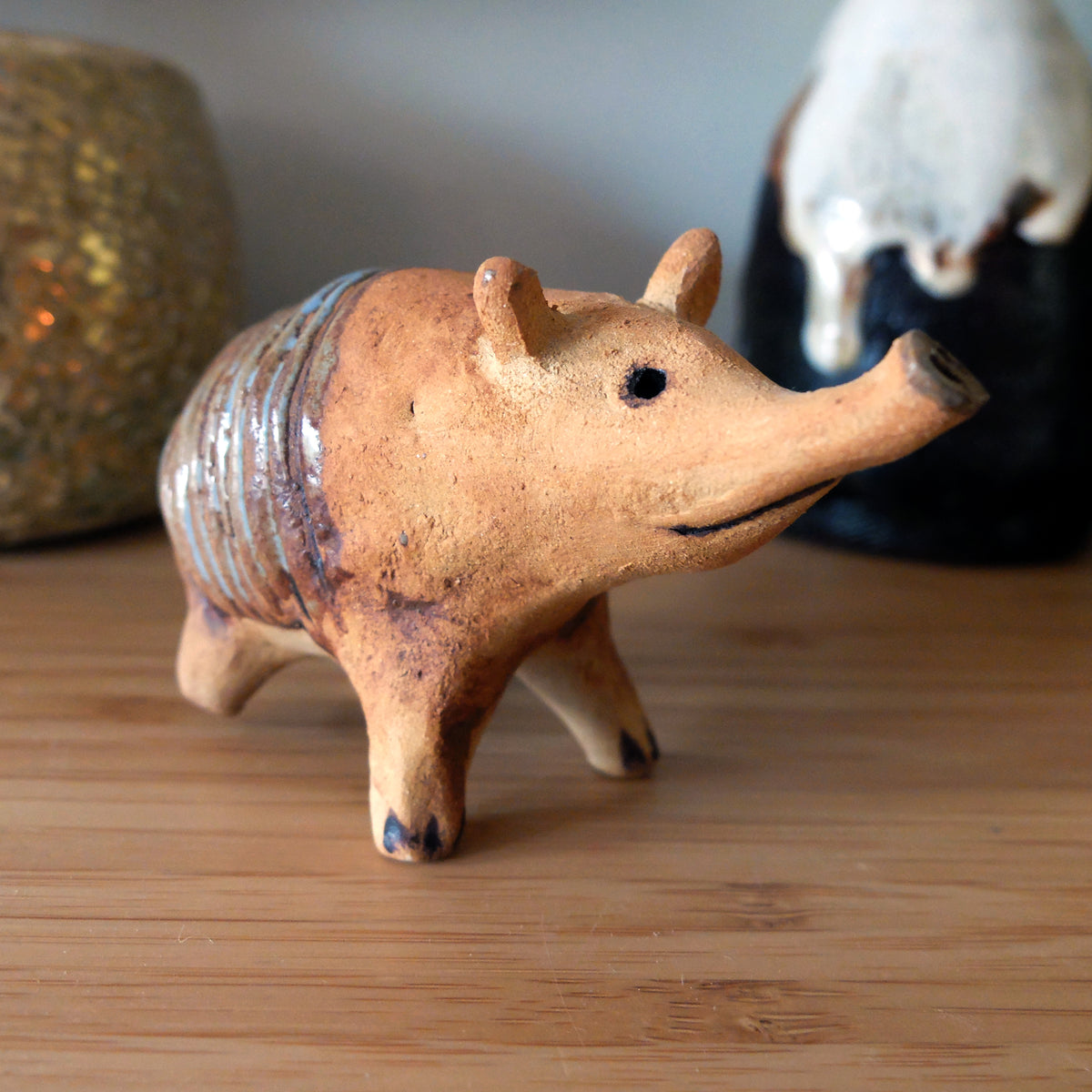 The Armadillo (#39) – Handcrafted Ceramic Figurine