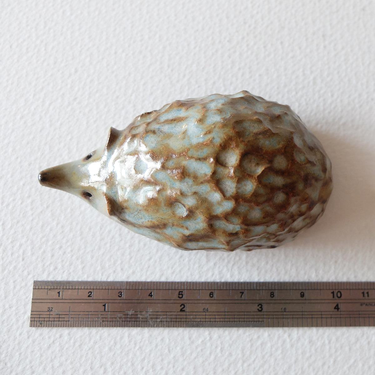 The Long-Nosed Knobby Hedgehog (#32) – Handcrafted Ceramic Figurine