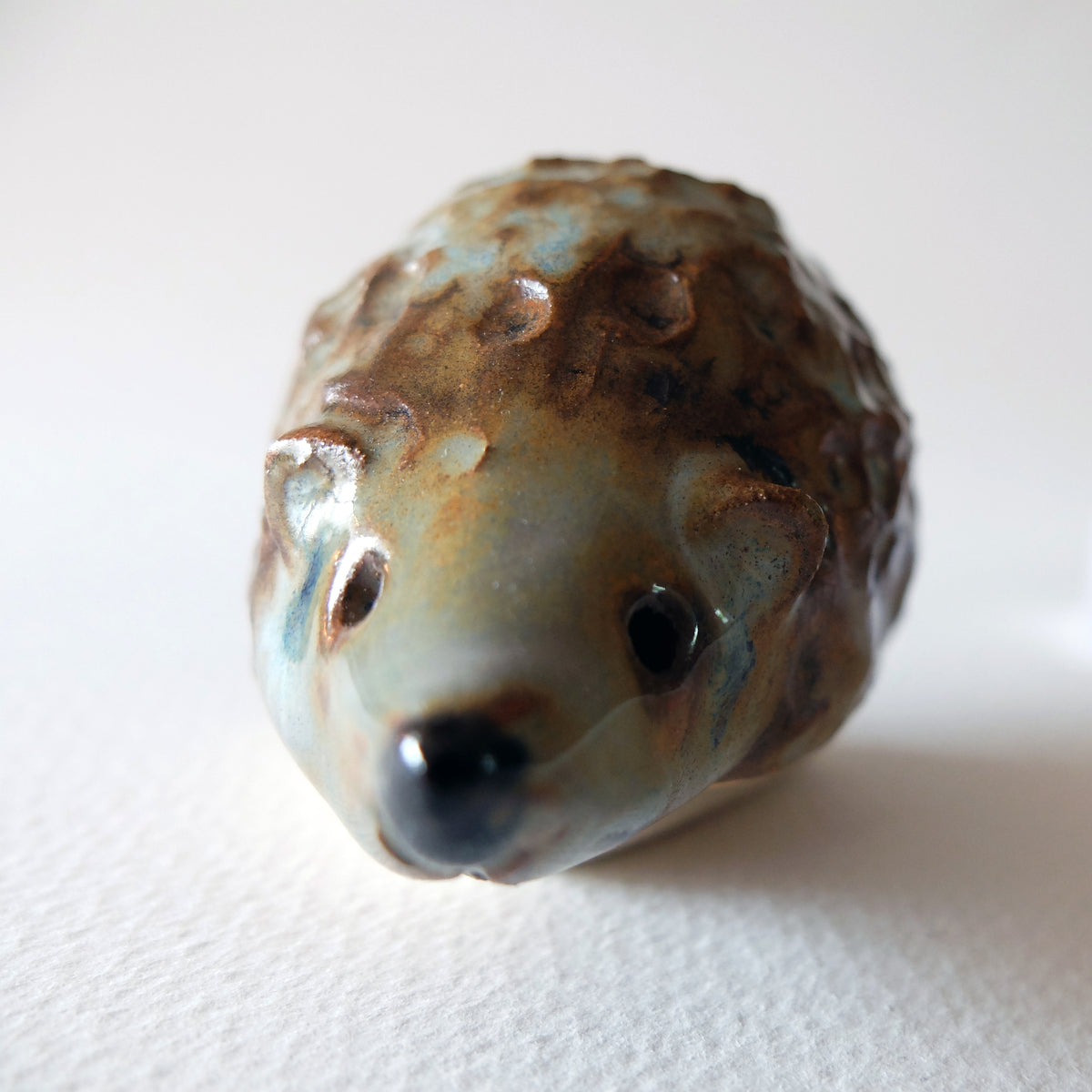 The Petite Knobby Hedgehog (#33) – Handcrafted Ceramic Figurine