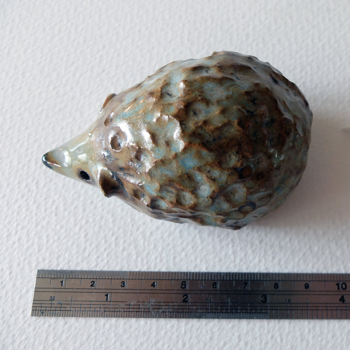 The Petite Knobby Hedgehog (#33) – Handcrafted Ceramic Figurine