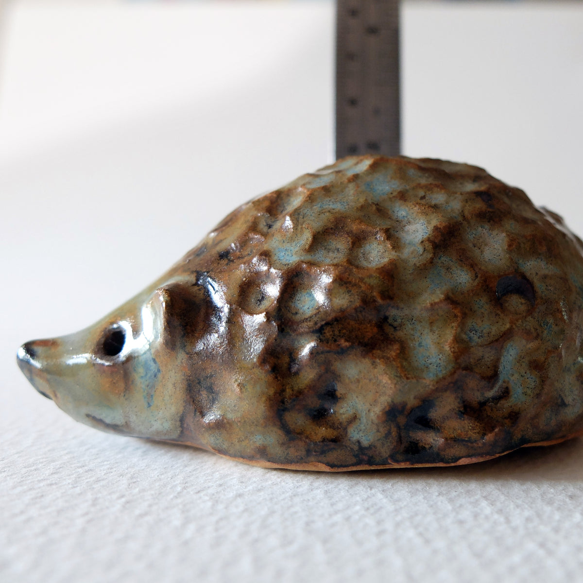 The Petite Knobby Hedgehog (#33) – Handcrafted Ceramic Figurine