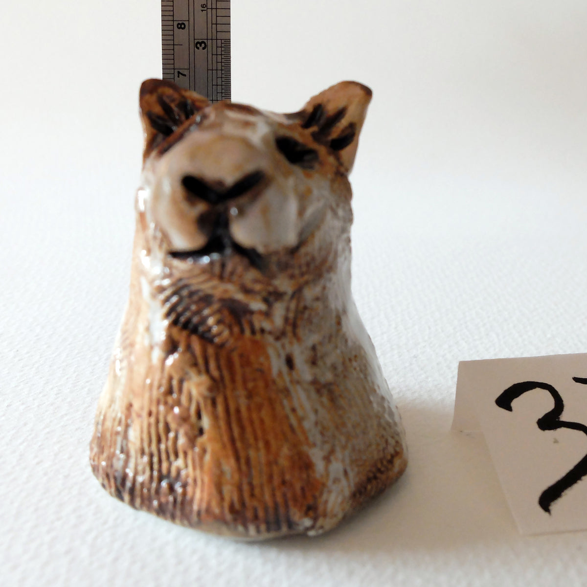 The Vigilant Hound (#37) – Handcrafted Ceramic Bust