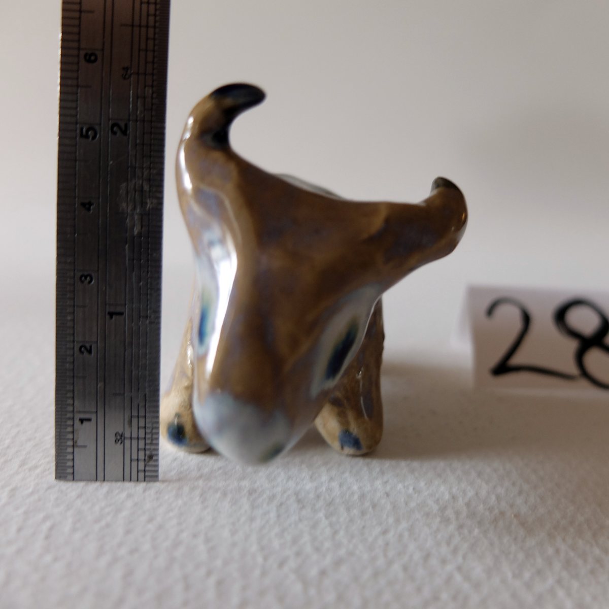 The Water Buffalo (#28) – Handcrafted Ceramic Animal Figurine